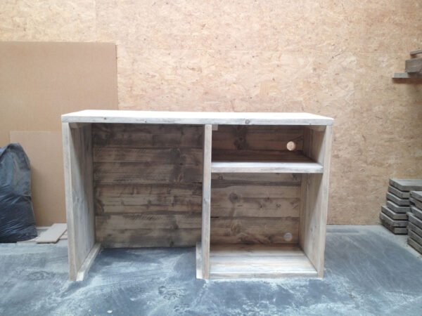 Basic steigerhouten bureau - Afbeelding 4