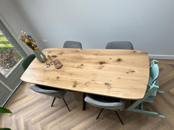 Eiken Deens ovale tafel - Afbeelding 2