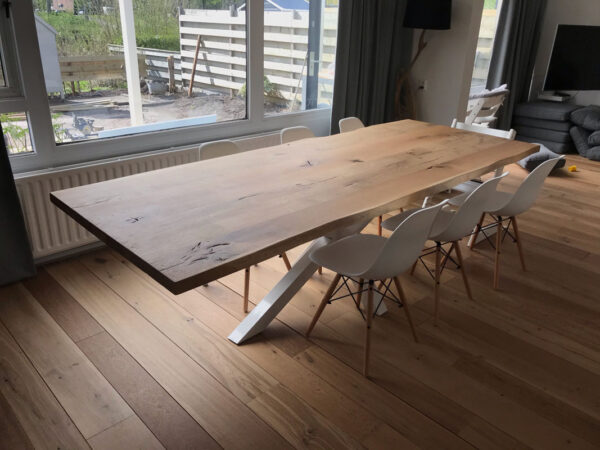 Eiken boomstamtafels - Afbeelding 11