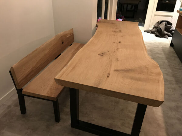 Eiken boomstamtafels - Afbeelding 7