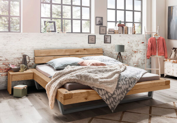 Eiken balken bed - Afbeelding 2