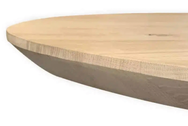 Eiken ovale tafel - Afbeelding 3