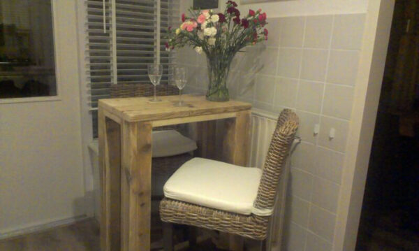 Steigerhouten sta tafel - Afbeelding 3